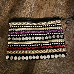 Big Buddha Beaded Wrislet Clutch Bag Bohemian